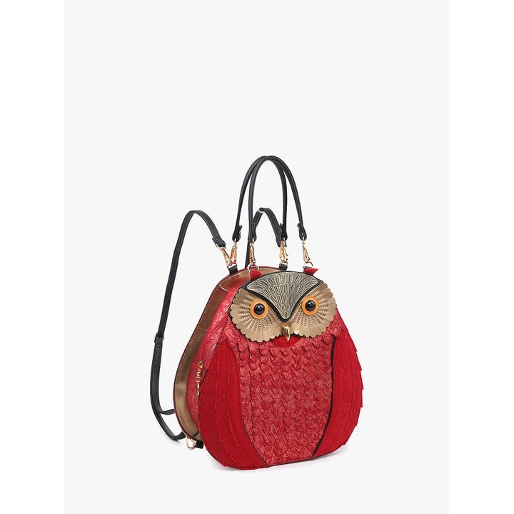 JNC RT (Jen & Co. Outlet) – wholesale Backpack – Women's – PP2025 Maggie Owl Backpack/Satchel