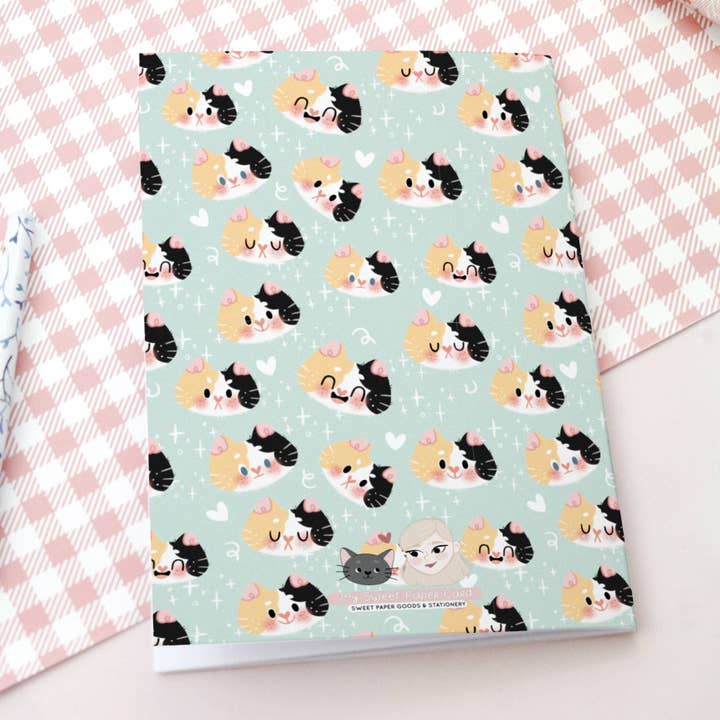My Sweet Paper Card - Wholesale Notebook - Calico Cat Moods - Soft cover notebook2