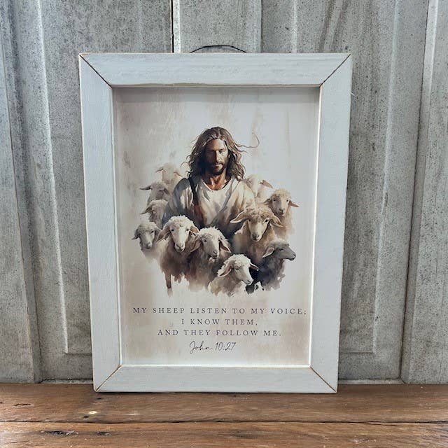 JanMichaels Art & Home - Wholesale Wall Sign - LUX1068 John 10:271