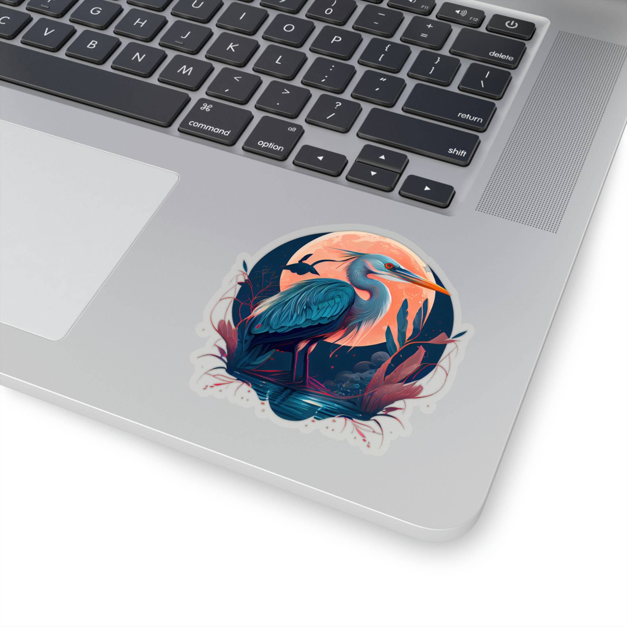 Smartstead Homestead - Wholesale Sticker - Waterproof Vinyl Sticker - Abstract Heron Silhouette Sunset5