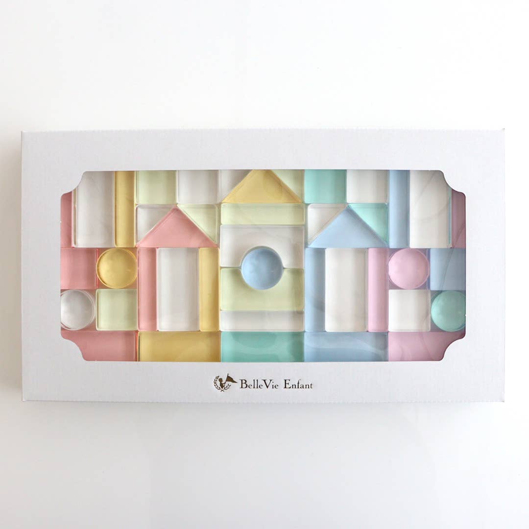 Belle Vie – wholesale Blocks – Kids & baby – Educational Kids building Toys Colore Acrylic Blocks 43pcs6