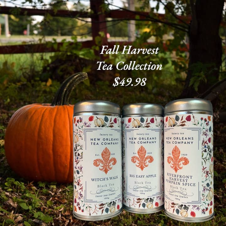 Fall Seasonal Tea Collection for wholesale by New Orleans Tea Company