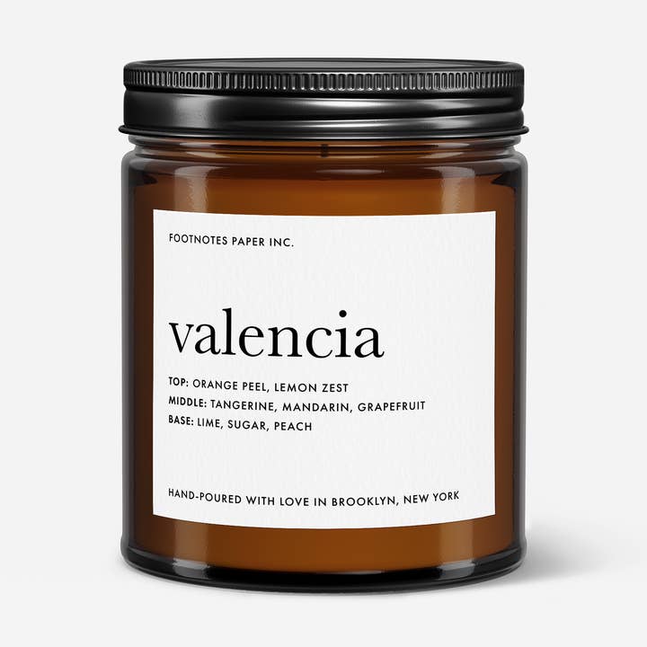 Valencia - Amber Jar Sojakaars voor wholesale door Footnotes