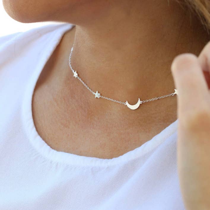Modern Opus – wholesale Choker/collar – Moon Star Choker