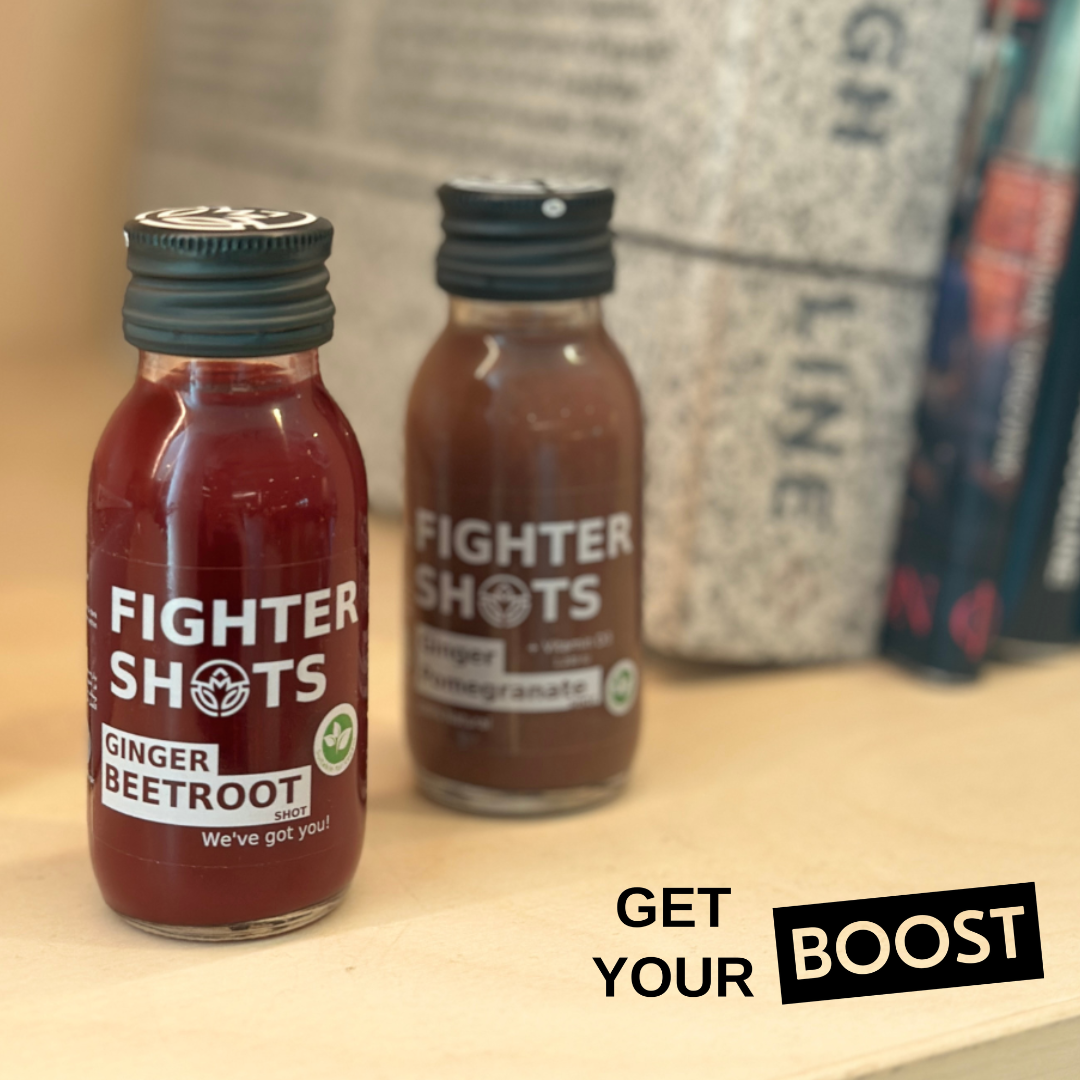 Fighter Shots - Vente Jus bien-être/fortifiants - Fighter Shots 100 % végan Gingembre + Betterave, lot de 6 ou 12 x 60 ml9