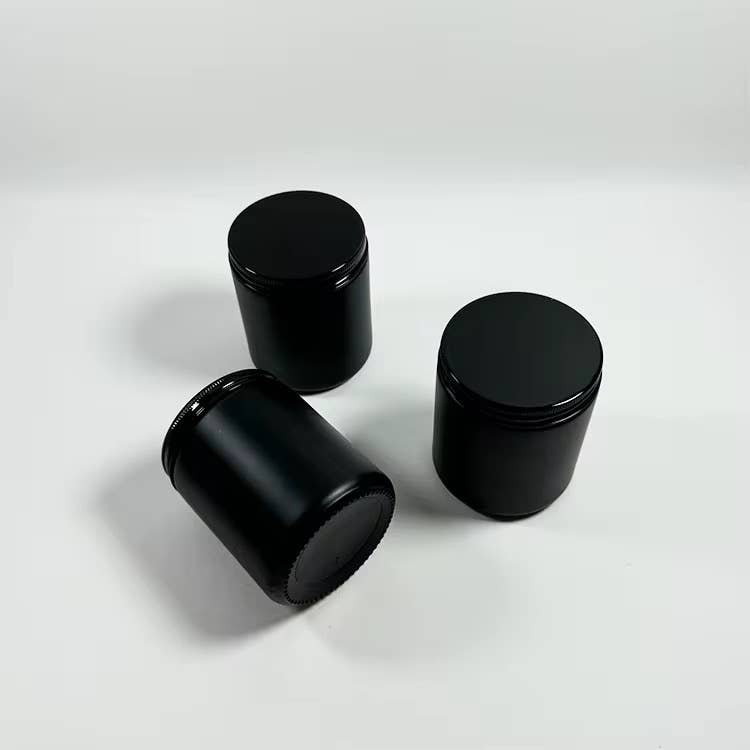 Candleglambyperry - Vente Bougie en bocal - Bougie en pot en verre noir mat sans étiquette6