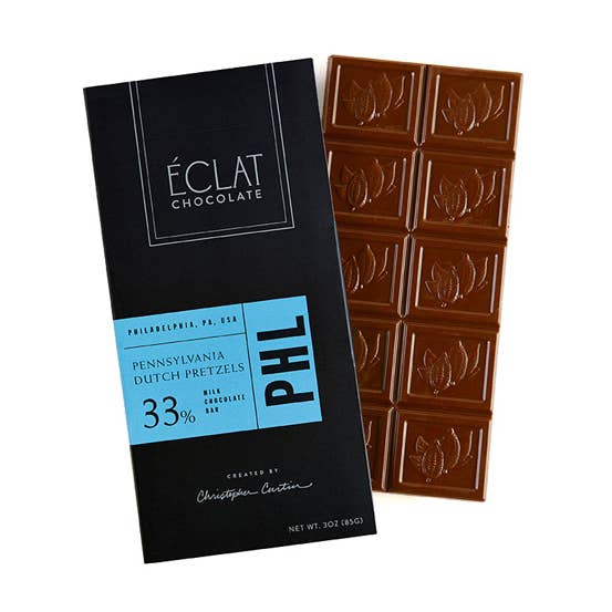 PHL Dutch Pretzel Destination Chocolate Bar - Milk and other Purchase Wholesale eclairage. Free Returns & Net 60 Terms on Faire trending on Faire.