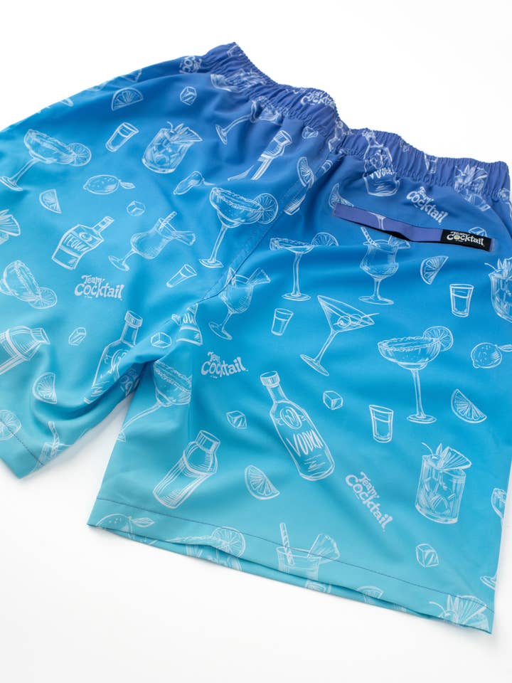 Team Cocktail - Wholesale Swim Shorts - Men's - Ombre Cocktails Hybrid Swim Shorts4