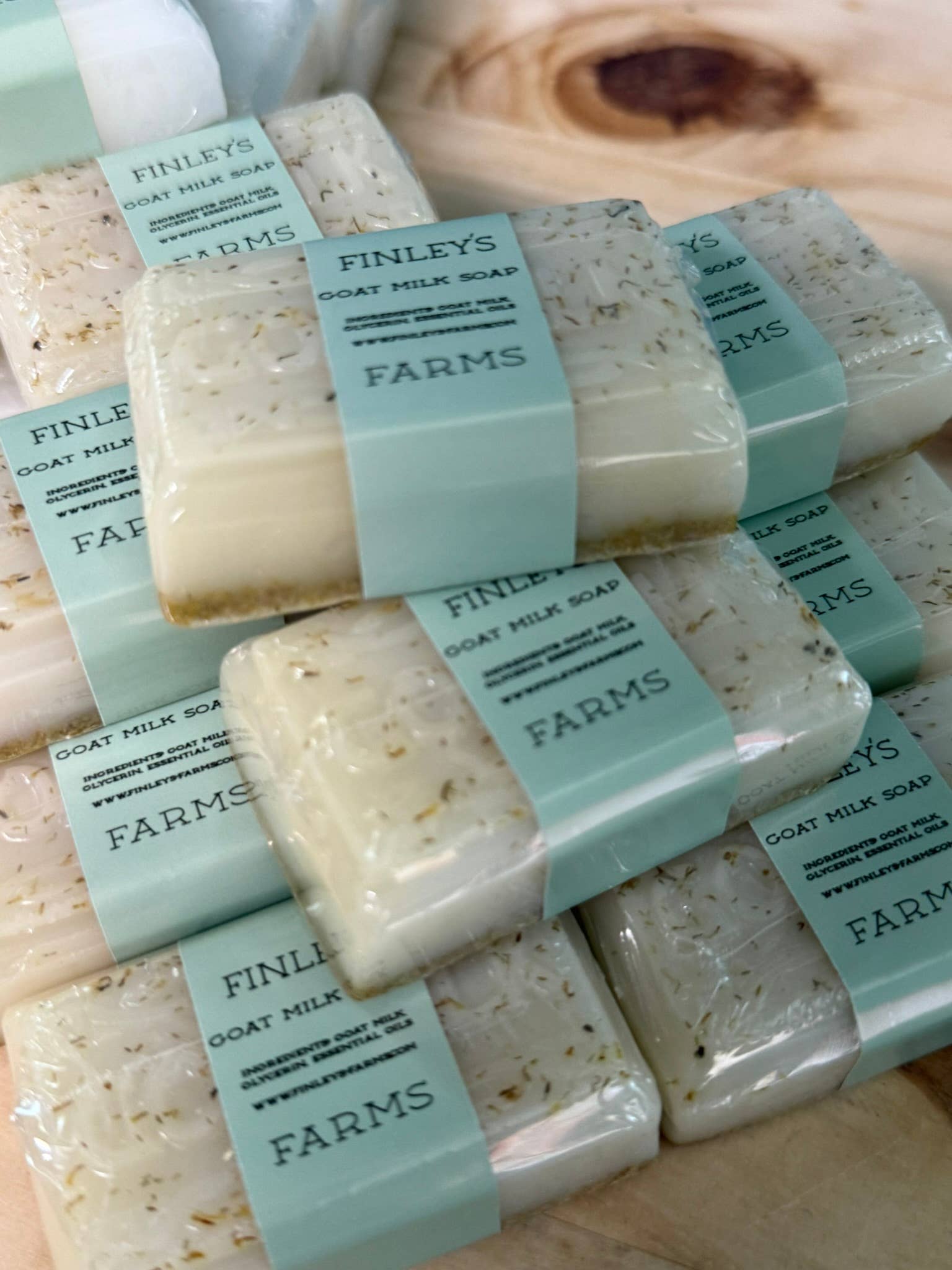 Finleys Farms - Wholesale Bar Soap - Finley’s Farms Goat Milk Soap – Travel Size Guest Bars7