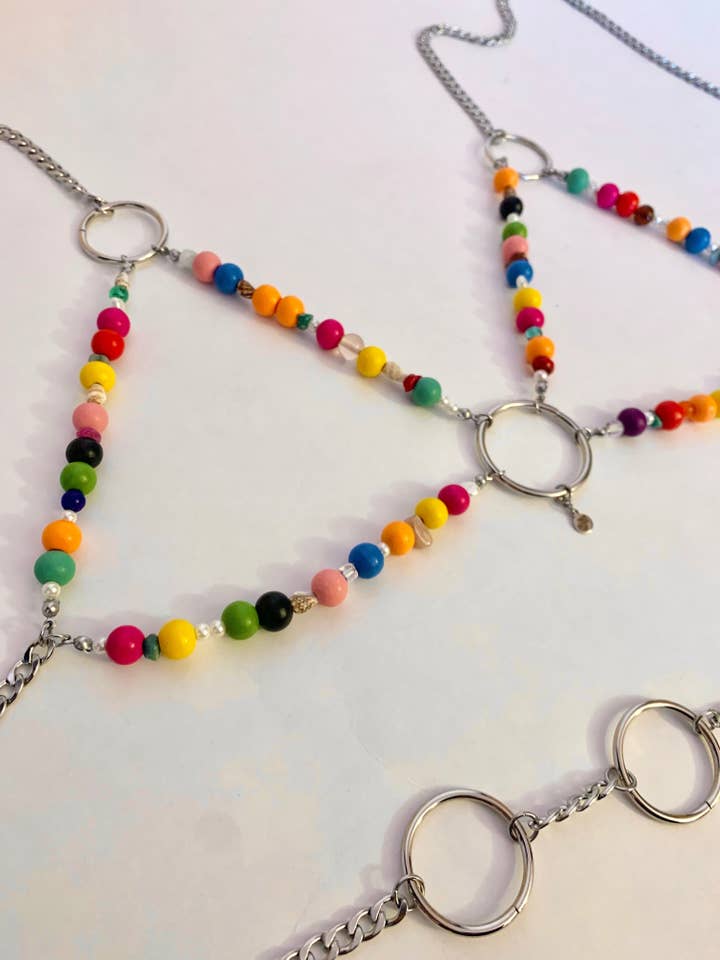 Shop Journal Vintage - Wholesale Bralette - Women's - Custom bead + chain bra top12