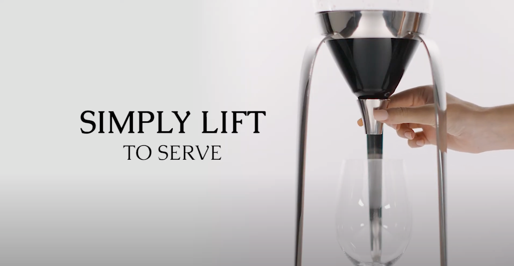 VINOTIVE - Vente Aérateur de vin - Distributeur de vin ventilé Vortex Tower Tritan® Edition5