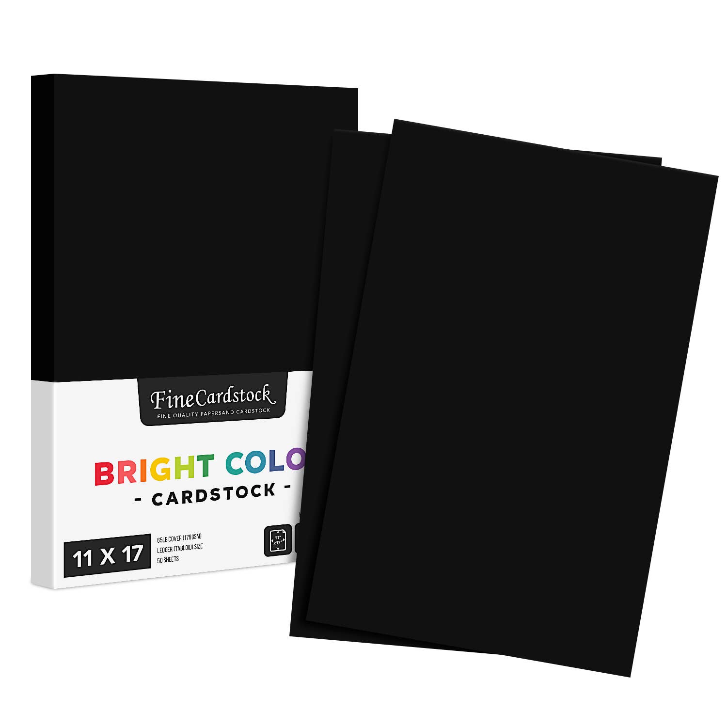 Fine Cardstock – wholesale Hantverkstillbehör – Ljus färg Cardstock papper - 65 lb täcka (176 GSM) - 50 Antal78