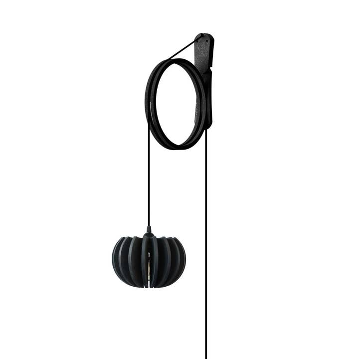 Circle black S pole - D33cm Wrecking Ball for wholesale by RIF Luminaires