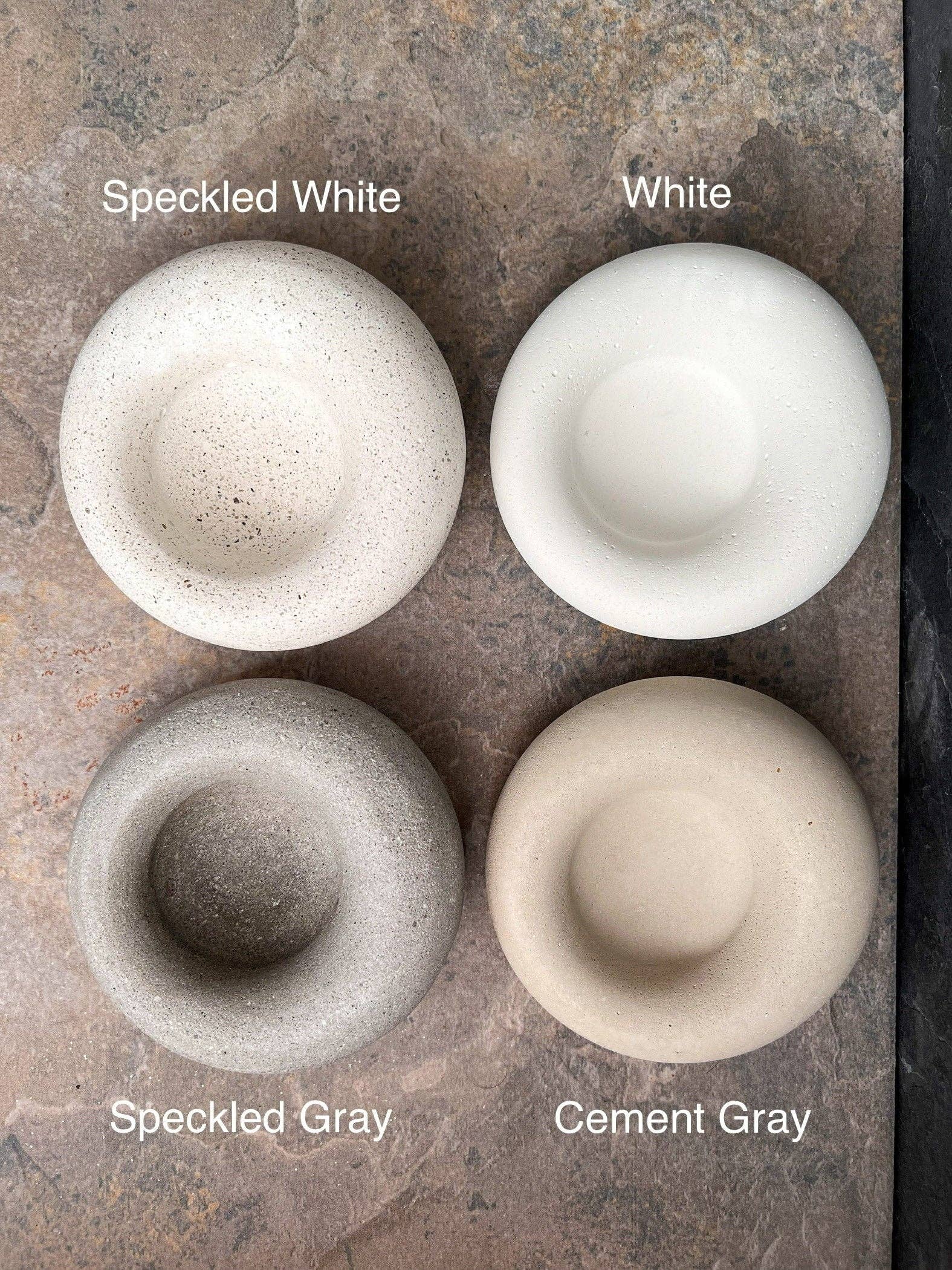 Minimal Loot Design – wholesale Smyckesfat – Betongskål med bubbelmönster, molnformad bricka, bricka för småsaker och smyckesvisning0