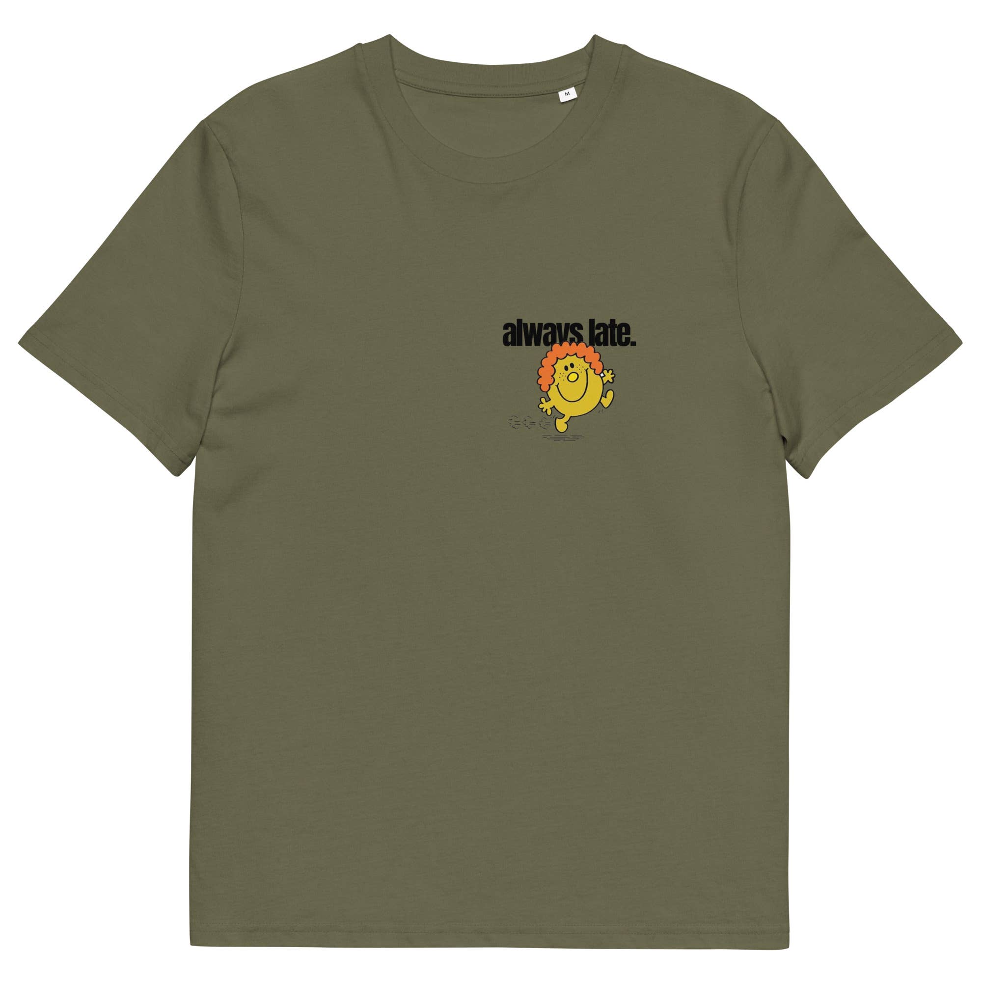 24/1 - Wholesale Screen Printed T-Shirt - Unisex - ALWAYS LATE 241 T-SHIRT V31