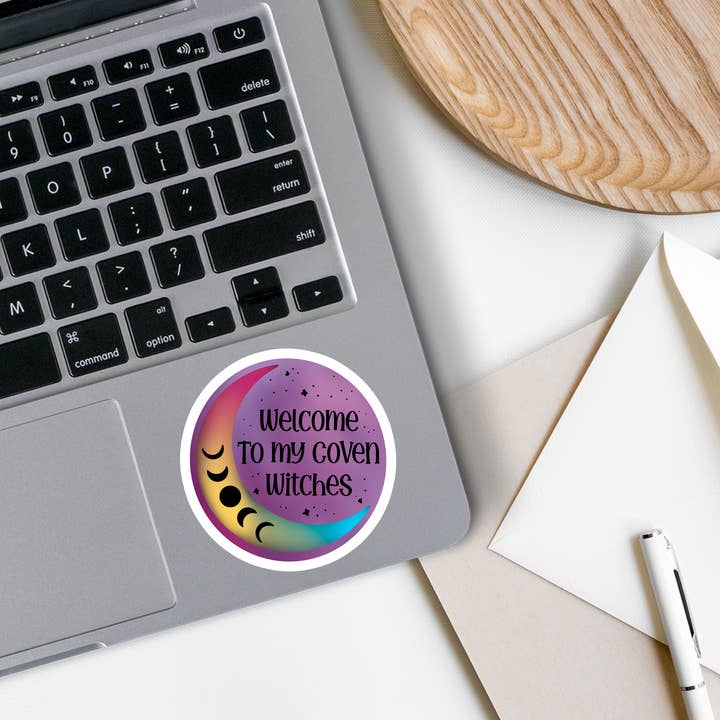 Rebel and Siren - Wholesale Sticker - Welcome to My Coven Witches | Waterproof Sticker | 2.5"