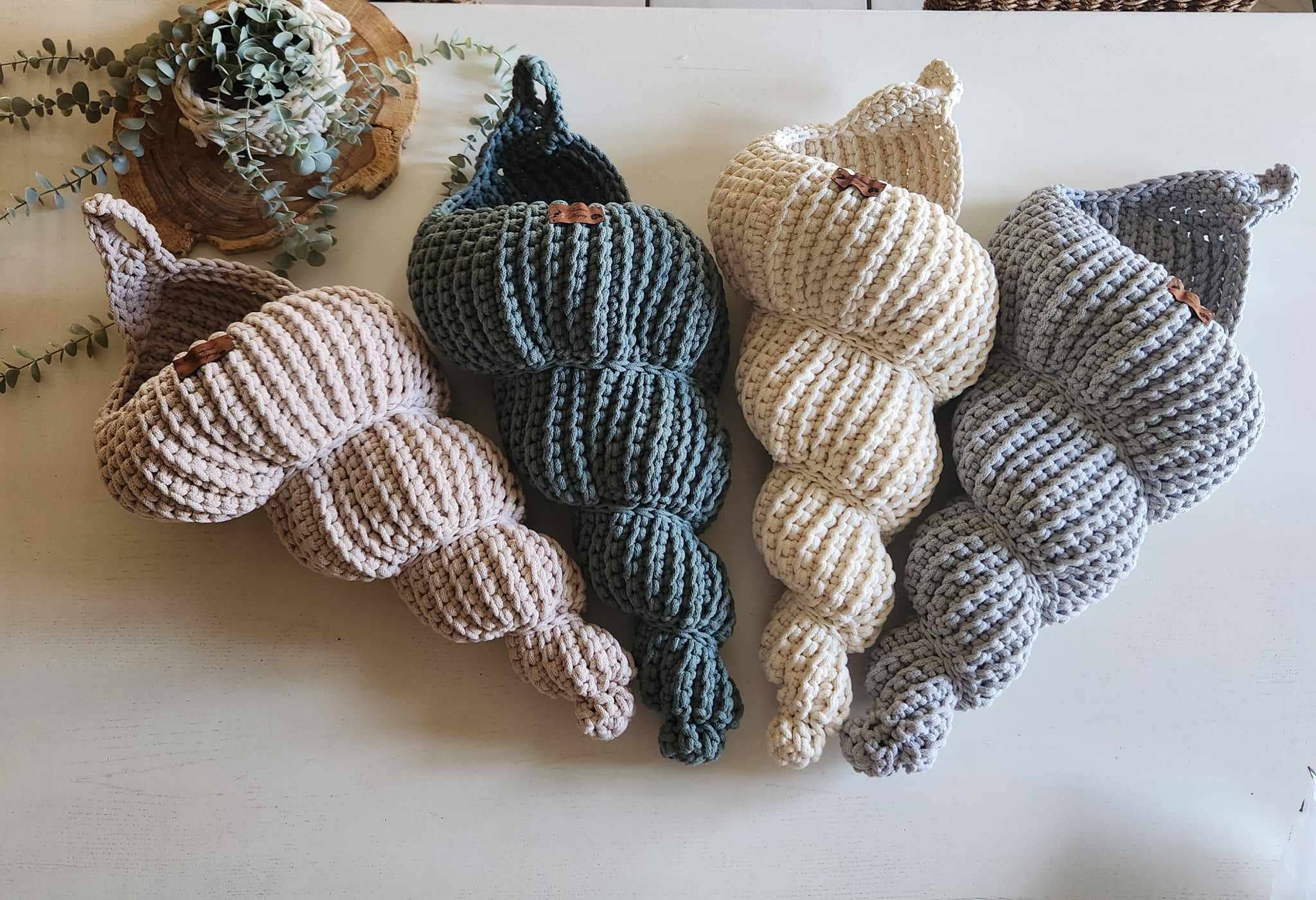 Naturalmarjory - Vente Paniers - Bulot XXL,Panier décoratif « coquillage » de style bohème8