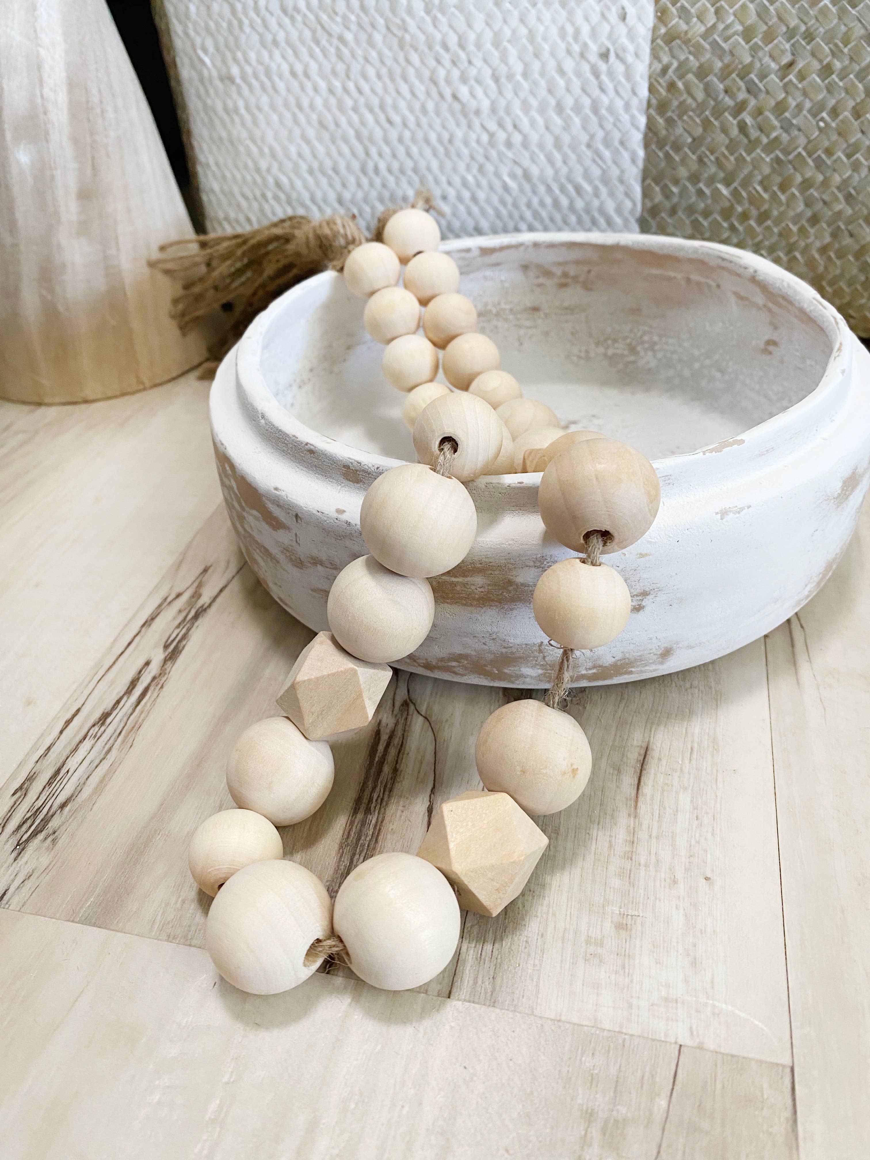 Simply Styled Art - Wholesale Bunting/Garland - Geometric Wood Bead Garland11