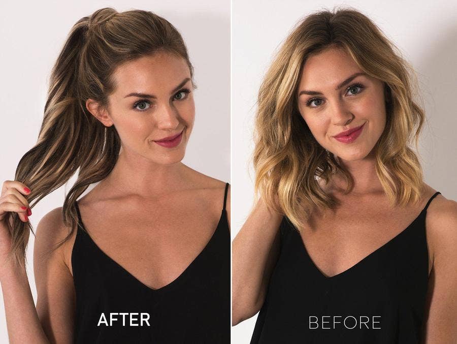 Euphoria Hair & Accessories - Wholesale Hair Extensions - Juliet 18''- Human Hair Wrap-Around Ponytail Extension1