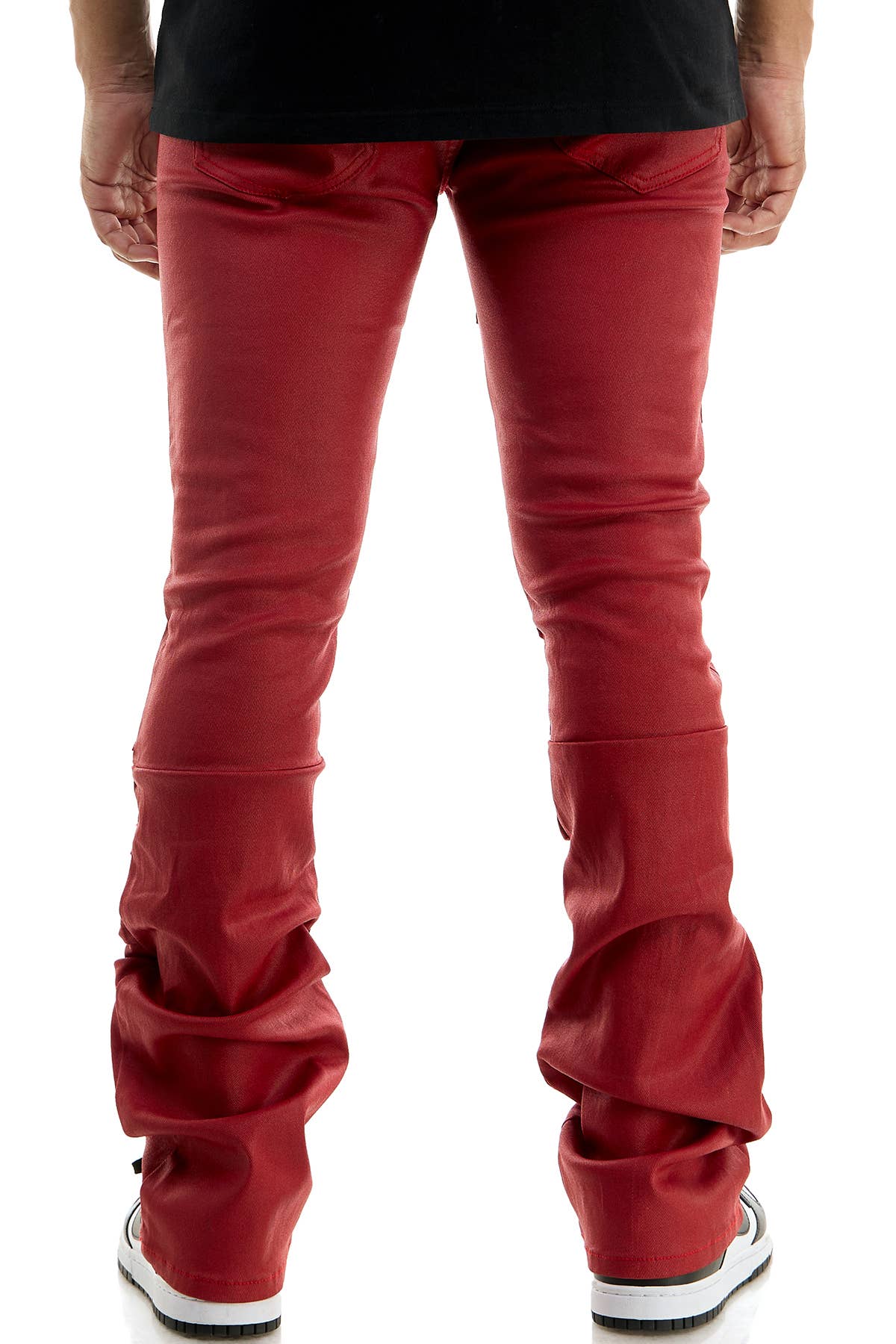 KDNK – wholesale Pants – Men's – WAXED PLEAT FLARE PANTS7