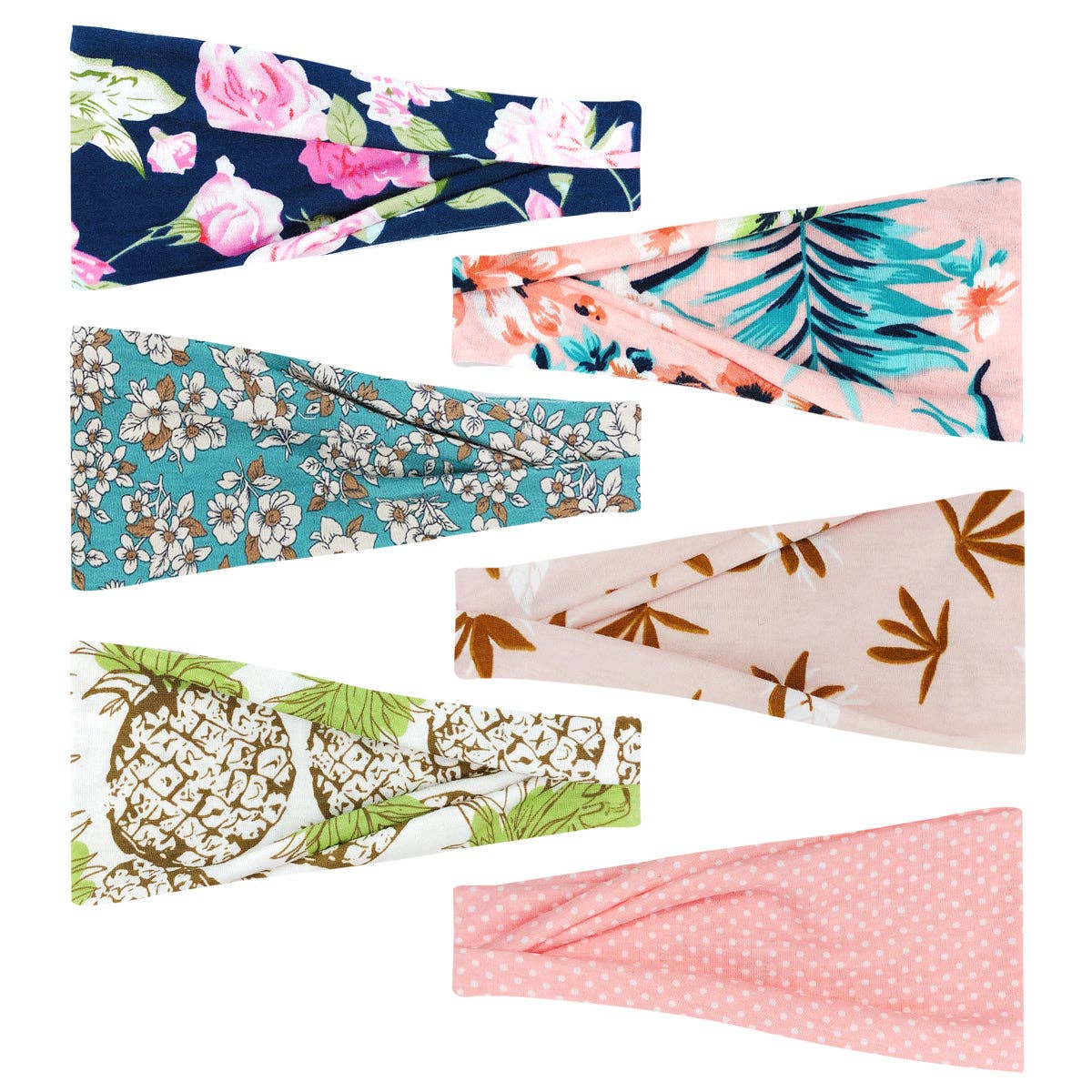 Wrapables.com - Wholesale Fashion Headband - Women's - Wrapables Boho Vintage Floral Elastic Headbands for Sports17