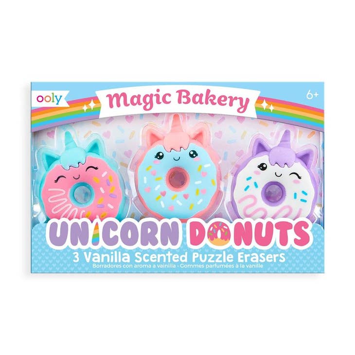 Wholesale Magic Bakery Unicorn Donuts Scented Erasers - Set of 3 for your  shop – Faire UK