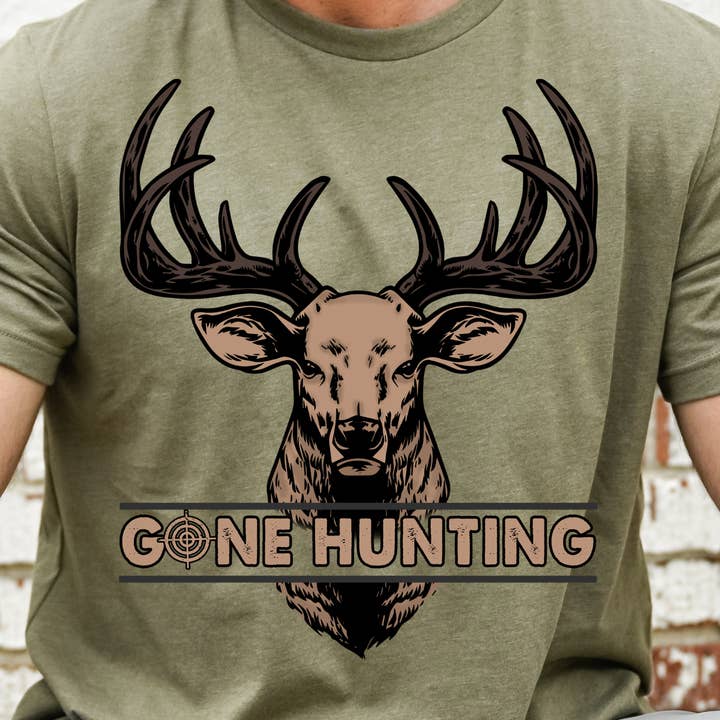 GONE HUNTING - DTF Transfer for wholesale by Sassy and Sublime