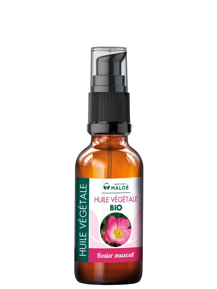 Organic rosehip vegetable oil - 50 mL for wholesale by Institut Maloé