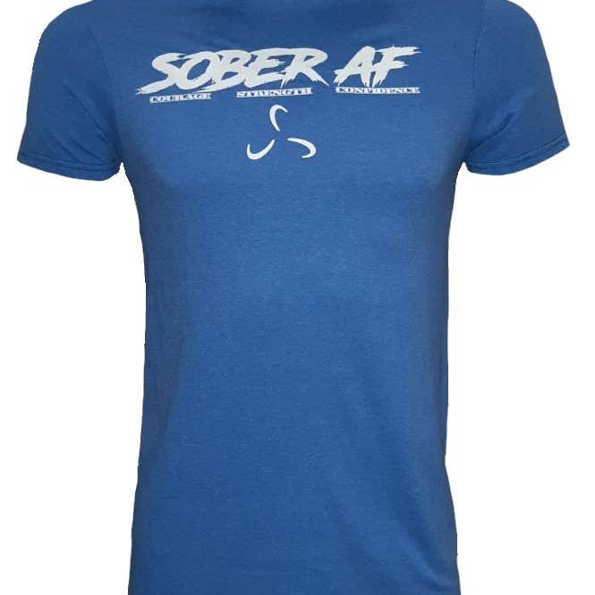Men's T-Shirt - SOBER AF for wholesale by Valor Fitness Clothing