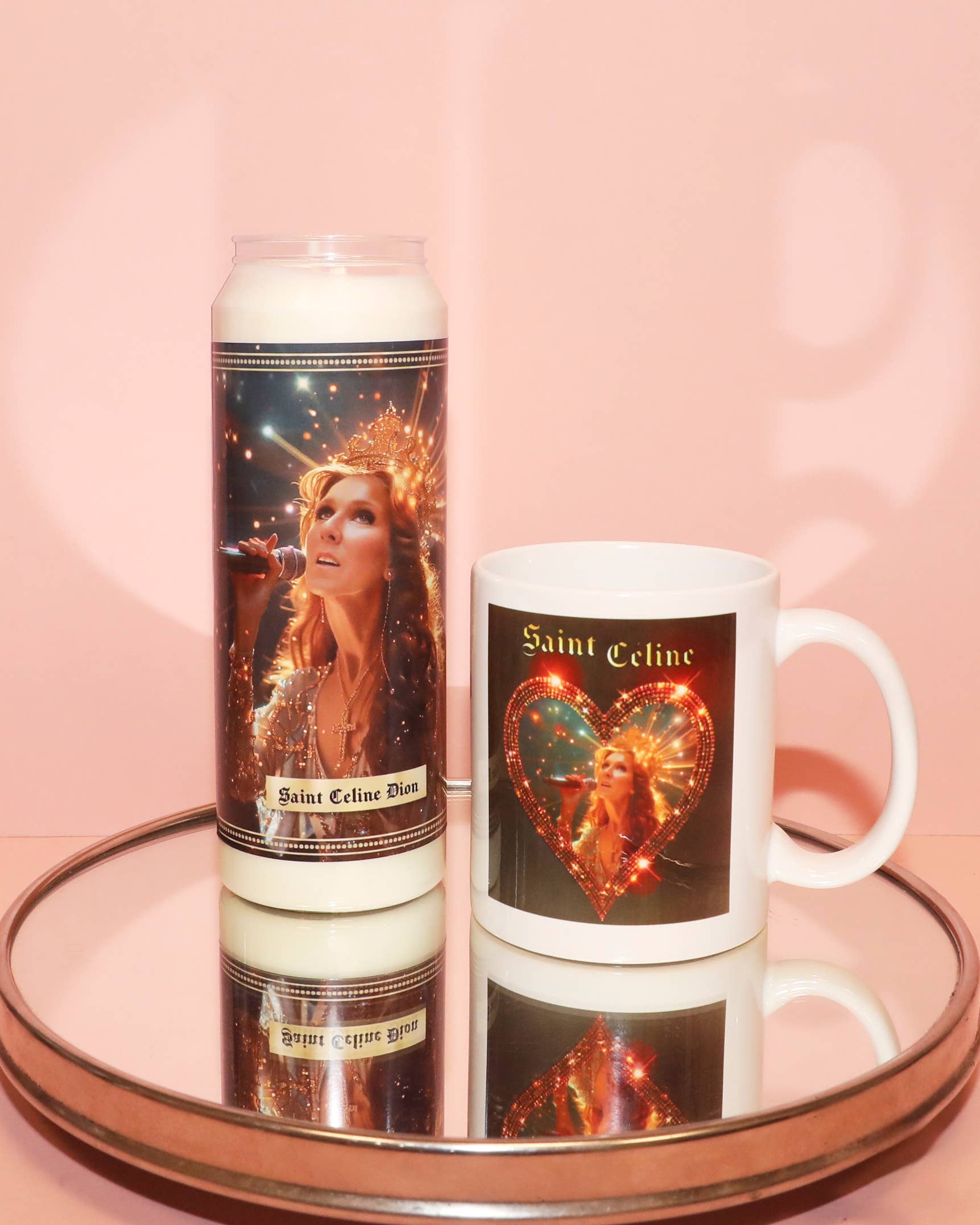 Icon Maniacs - Wholesale Votive Candle - Celine Dion candle4