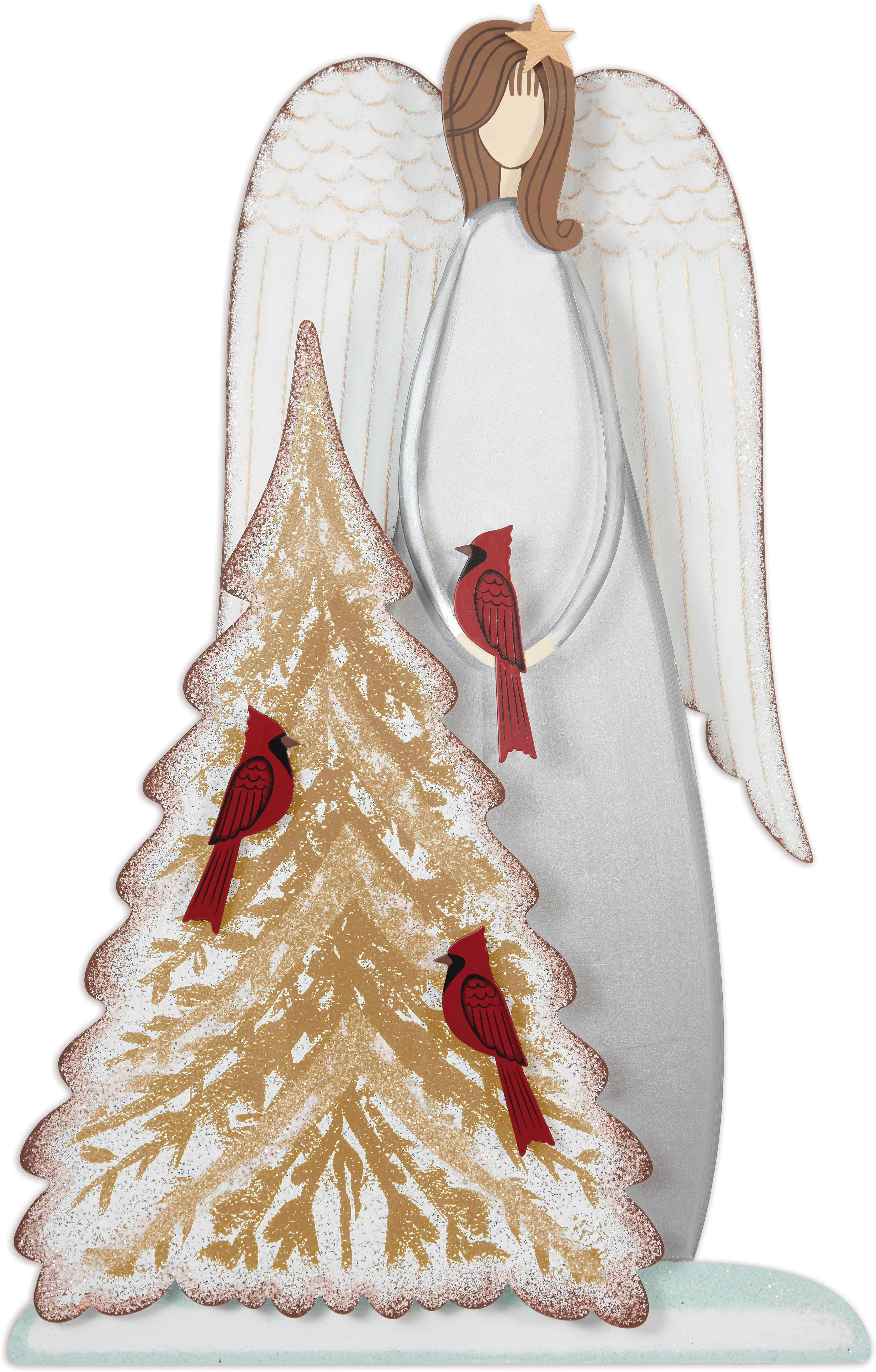 Sunset Vista Designs – wholesale Juldekoration – Vinterängel & Kardinaler Verandastatyr - CA175450