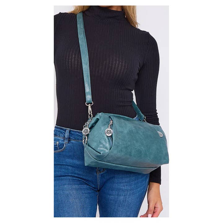 Superbia - Wholesale Crossbody Bag - Women's - Superbia Double Zipper Top Handle Bag Cross Body Bag-91345