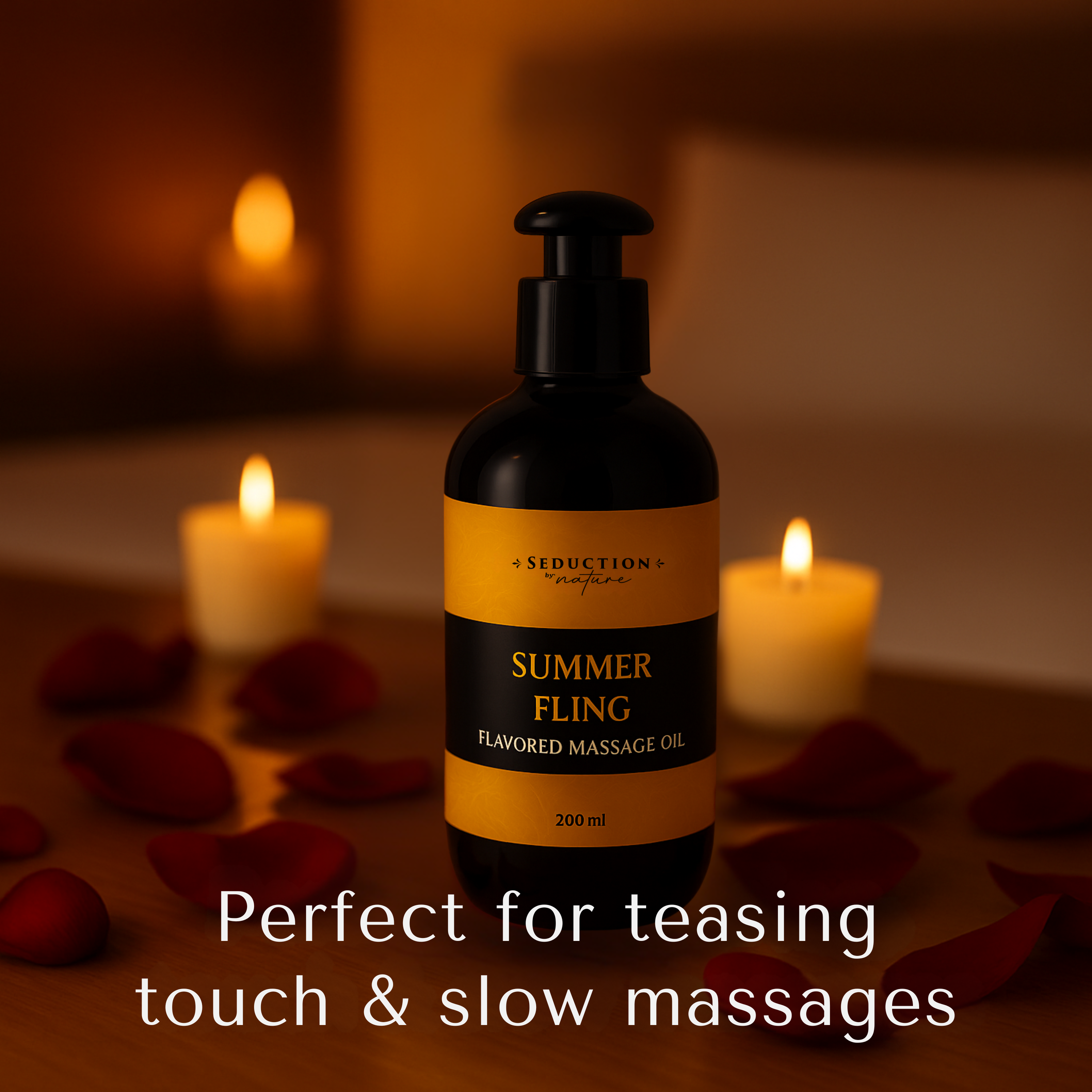 Seduction by Nature - Wholesale Massage Oil/Gel - Summer Fling - Kissable Massage Oil2