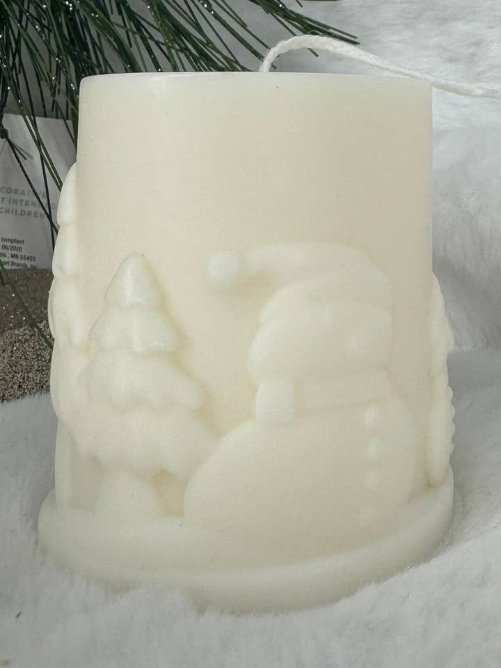 Weihnachts-Stumpenkerze für den Großhandel von LitwLilit