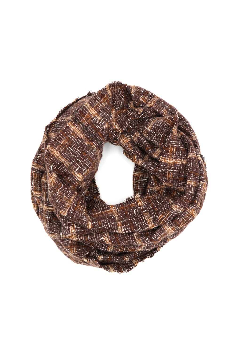 Anarchy Street - Wholesale Scarf - Women's - Plaid Print Infinity Scarf0
