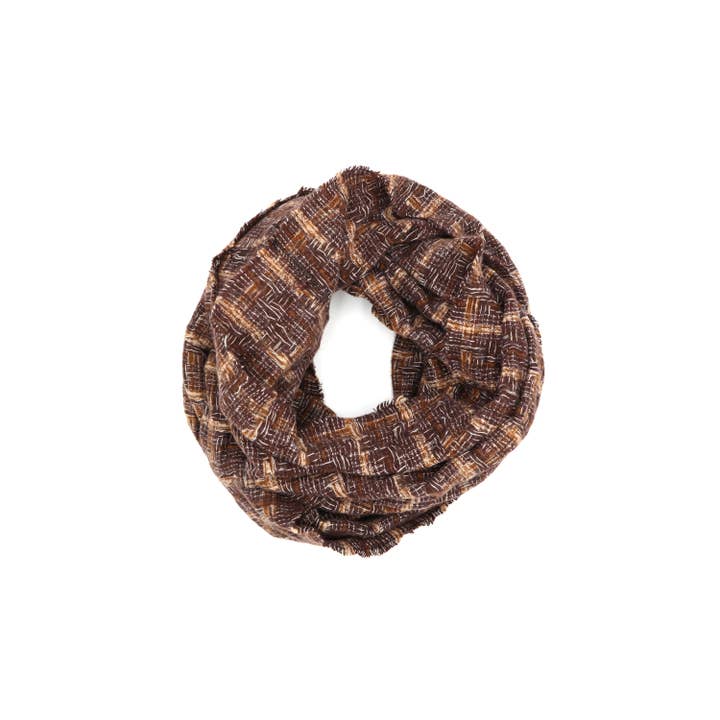 Anarchy Street - Wholesale Scarf - Women's - Plaid Print Infinity Scarf