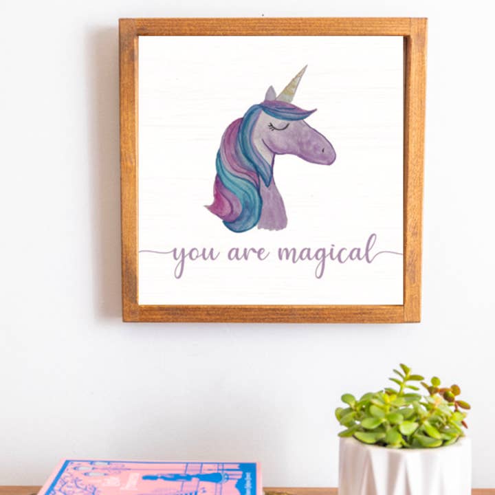 You Are Magical 12" x 12" Wall Art for wholesale by Rustic Marlin