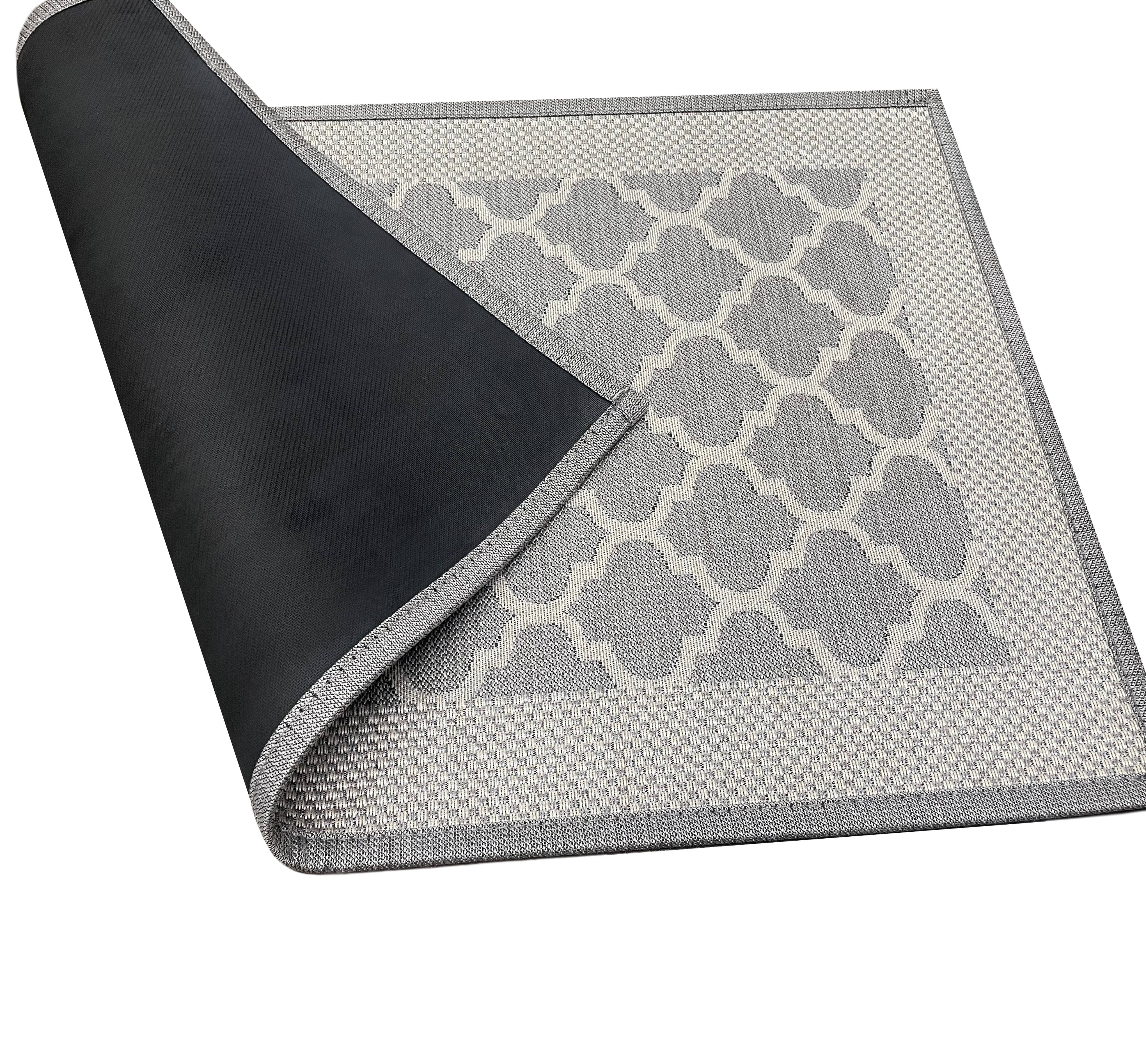 home mart goods - Wholesale Door Mat - Grey All-Season Sturdy Absorbent Non-Slip Rubber Backing Mat1
