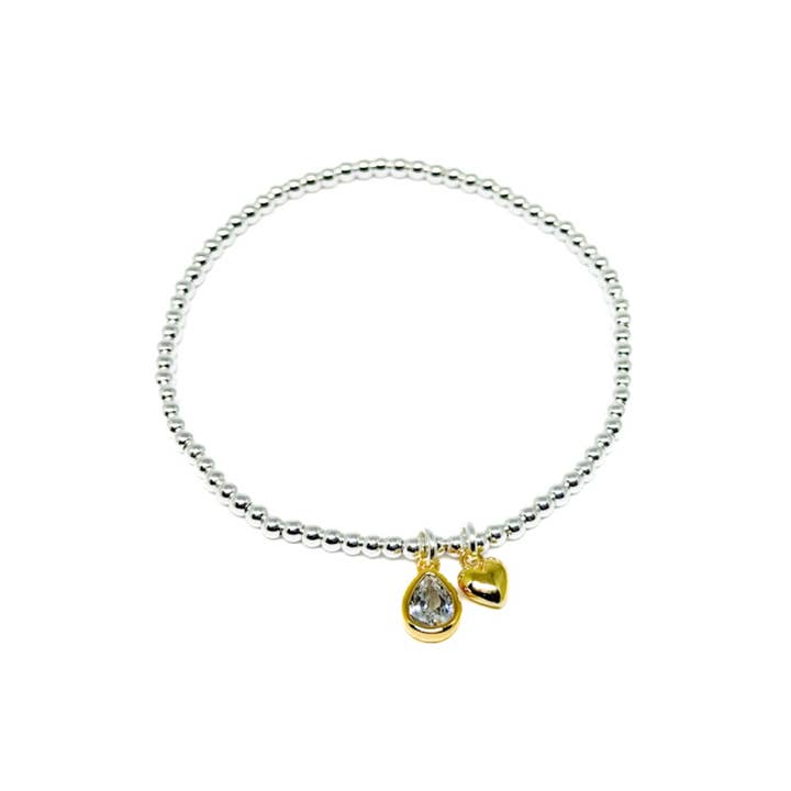 Perdita Diamond Bracelet - Gold for wholesale by Clementine Jewellery