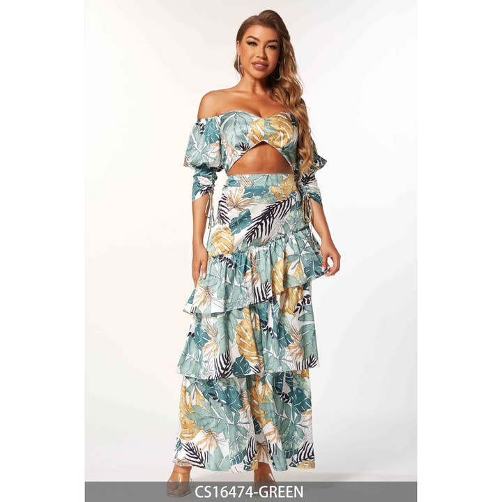 Sommerdrucke Maxirock-Set für den Großhandel von Chicways