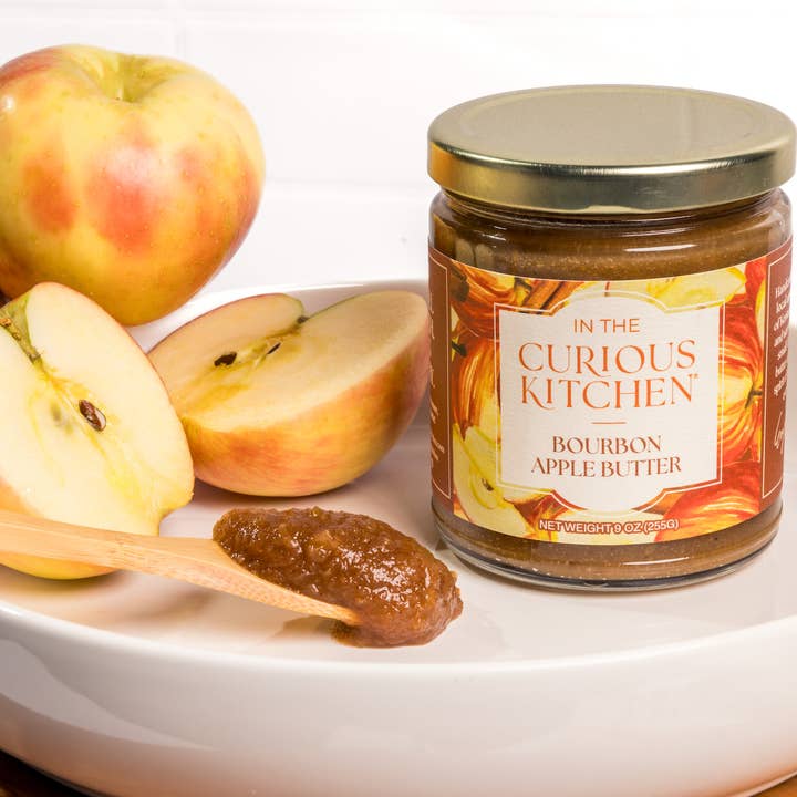 In the Curious Kitchen - Wholesale Jam/Jelly - Apple Bourbon Butter | 9 oz 9