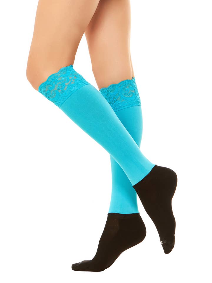 Bootights - Vendita all'ingrosso Calzini - Donna - Calzini Lacie Lace Knee Hi2