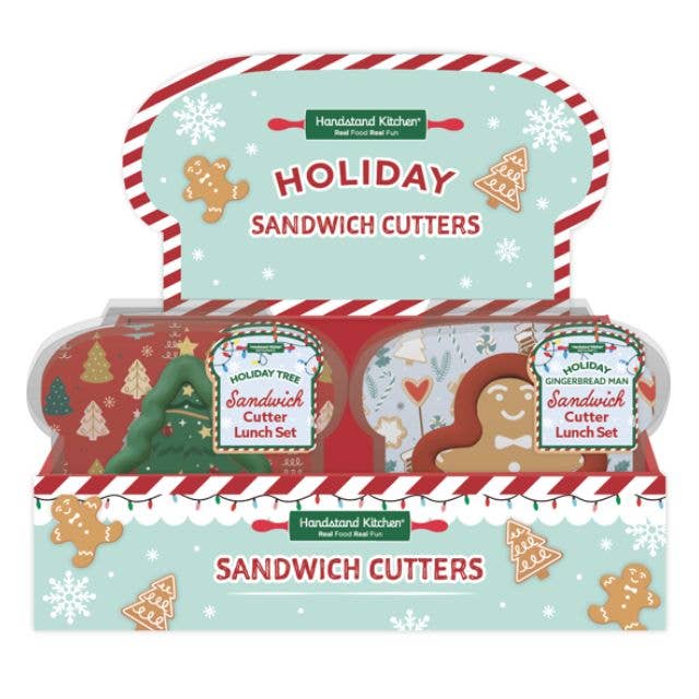 Handstand Kitchen – wholesale Kitchen tool/gadget – Holiday Sandwich Cutter Set PDQ