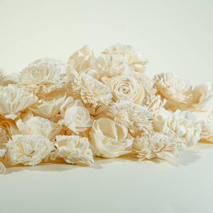 Sola Wood Flowers - Wholesale Artificial Flowers - 100 Random Assortment (No Bark)