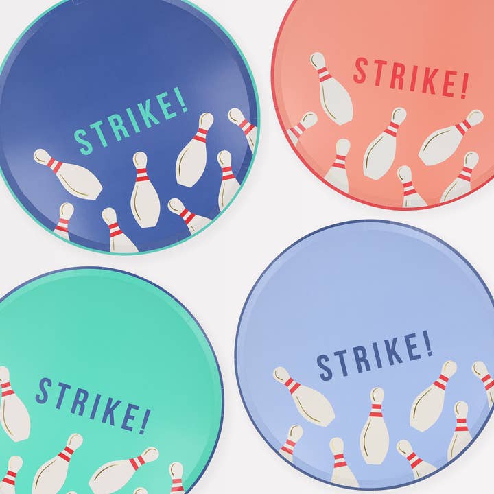 Bowling Dinner Plates for wholesale by Meri Meri