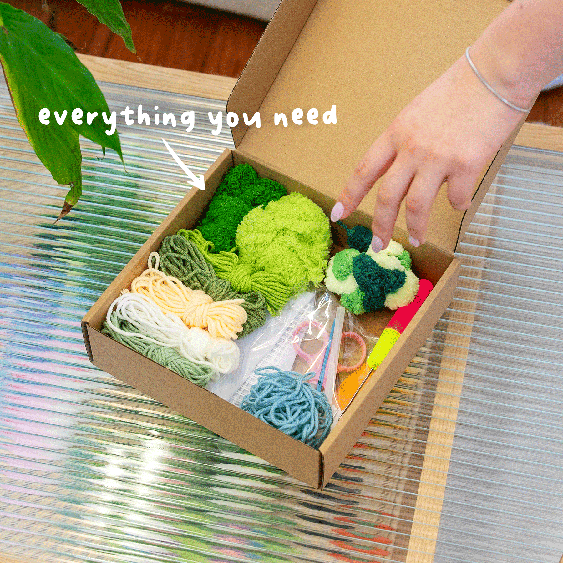 Craft Club - Wholesale DIY Craft Kit - STRAWBERRY -  Moss Coaster Kit3