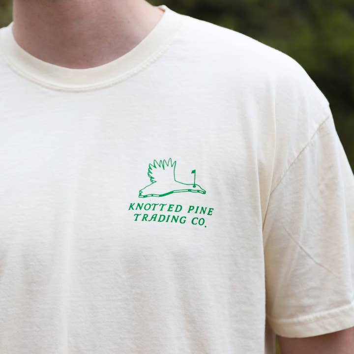 Knotted Pine Trading Co. - Wholesale Screen Printed T-Shirt - Unisex - Country Club Logo - Limited Edition3