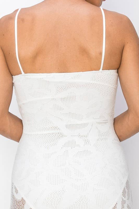 Kimcine - Wholesale Dress - Women's - KD9738-spaghetti strap lace maxi dress(REVISE)13