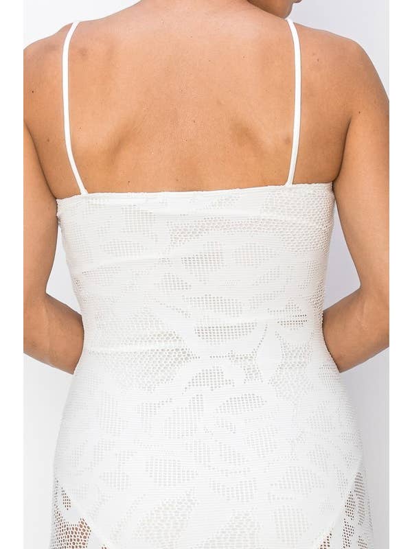 Kimcine - Wholesale Dress - Women's - KD9738-spaghetti strap lace maxi dress(REVISE)13