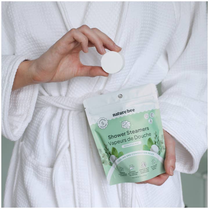 NATURE BEE - Wholesale Shower steamer/bomb - Refreshing Mint Shower Steamers | Nature Bee5